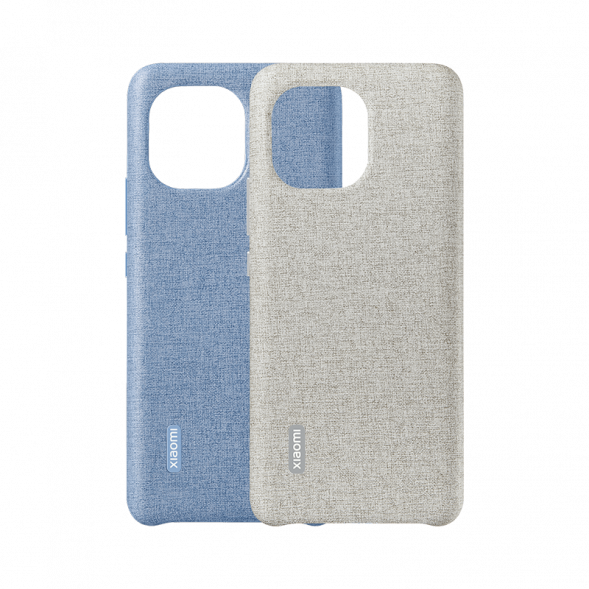 Xiaomi 11 Plain leather imitation fabric protective case, polar gray, exclusive for plain leather version 31532