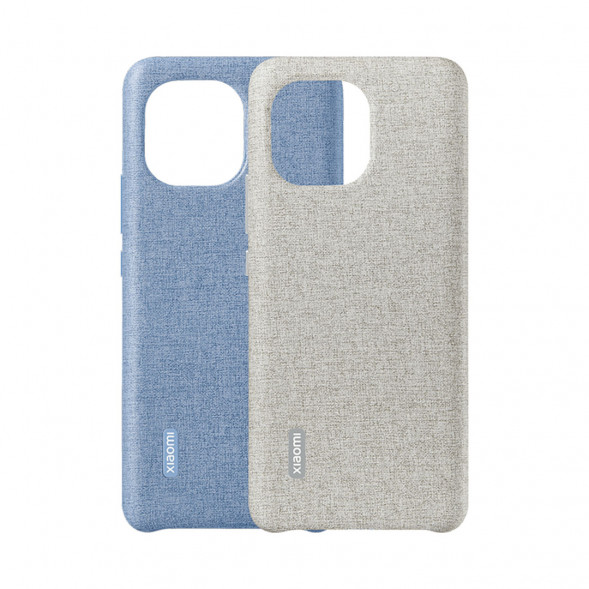Xiaomi 11 Plain leather imitation fabric protective case, polar gray, exclusive for plain leather version 31532