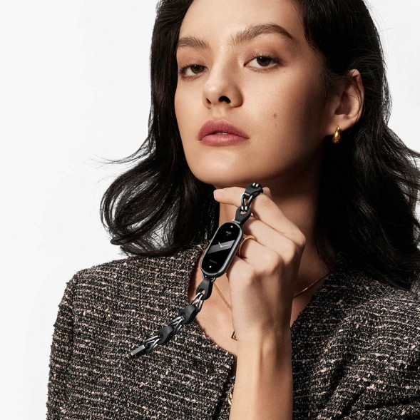 Xiaomi Mi Band 8 Fashion Hollow Bracelet Mysterious Black 47444