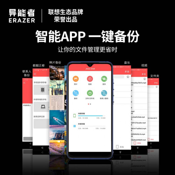 Lenovo Erazer 32G/dual interface flash drive F500 silver 31115839