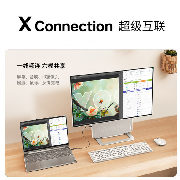 Lenovo Yoga 27 high-power AI rotatable all-in-one computer R7-8845H 16G F0HK0021CD