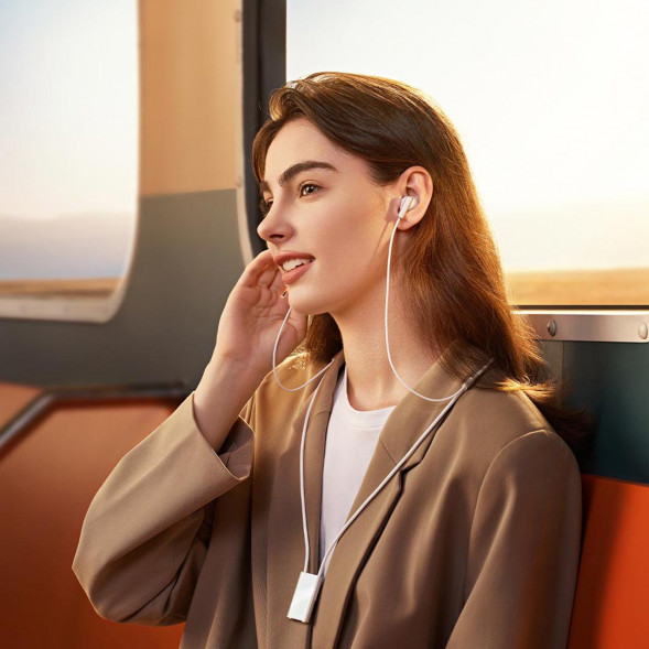 Xiaomi Noise Canceling Bluetooth Headphones Necklace Neon Blue 42680