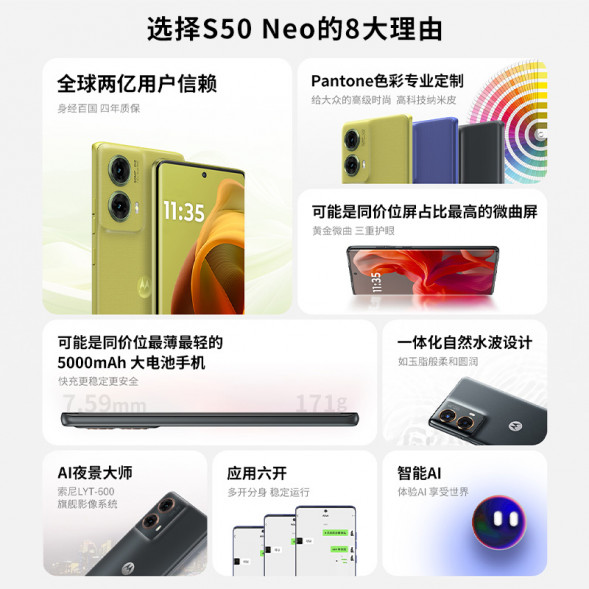 Lenovo Motorola (moto) 8GB+256GB/Qingtian PB2C0005CN