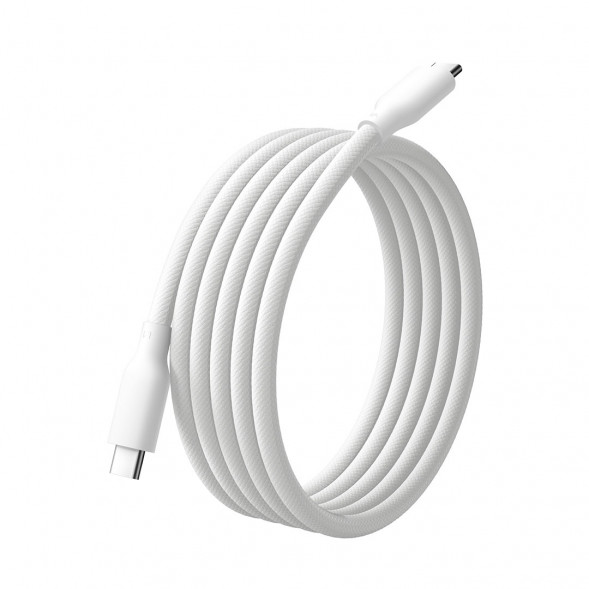 Xiaomi 6A Magnetic Fast Charging Data Cable 1m USB-C to USB-C Technology White 62354