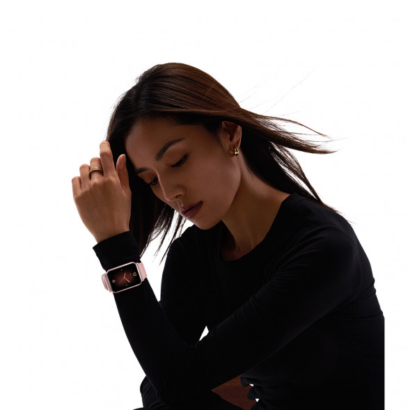 Xiaomi Mi Band 9 Pro Genuine Leather Wristband Soft Mist Pink 60222