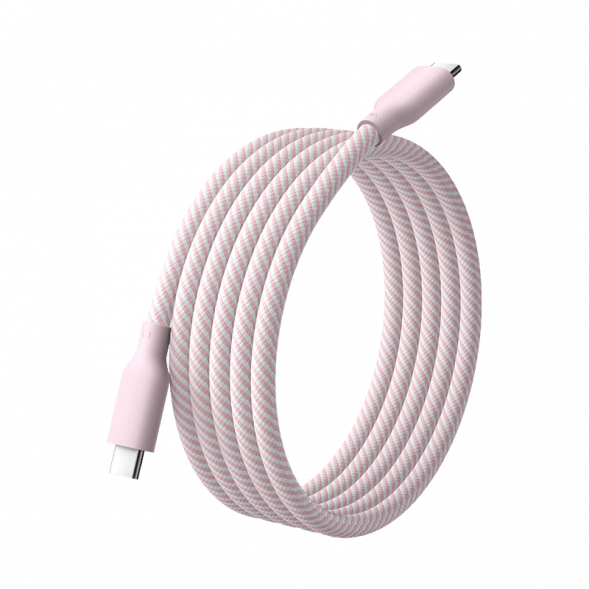 Xiaomi 6A Magnetic Fast Charging Data Cable 1m USB-C to USB-C Extraordinary Gray Pink 62358