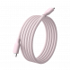 Xiaomi 6A Magnetic Fast Charging Data Cable 1m USB-C to USB-C Extraordinary Gray Pink 62358