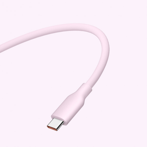 Xiaomi 6A skin-friendly silicone Type-C to Type-C fast charge white 49609