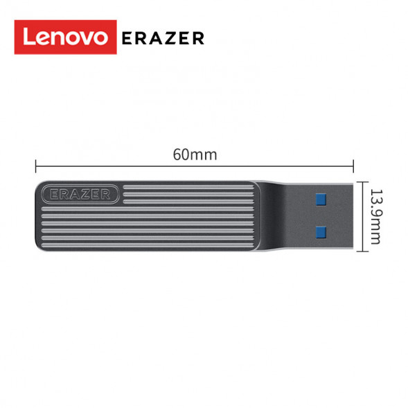 Lenovo Erazer 256G/Dual Interface Flash Drive F500 Gunmetal Color 31120124