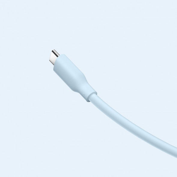 Xiaomi 6A skin-friendly silicone Type-C to Type-C fast charge purple 59436