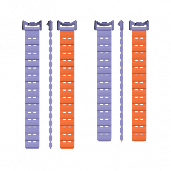 Xiaomi Chain Magnetic Chain Magnetic Wristband (14mm) Purple/Orange 64944
